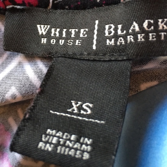 White House Black Market Paisley Sleeveless Tunic. D/A138/ - Picture 3 of 4